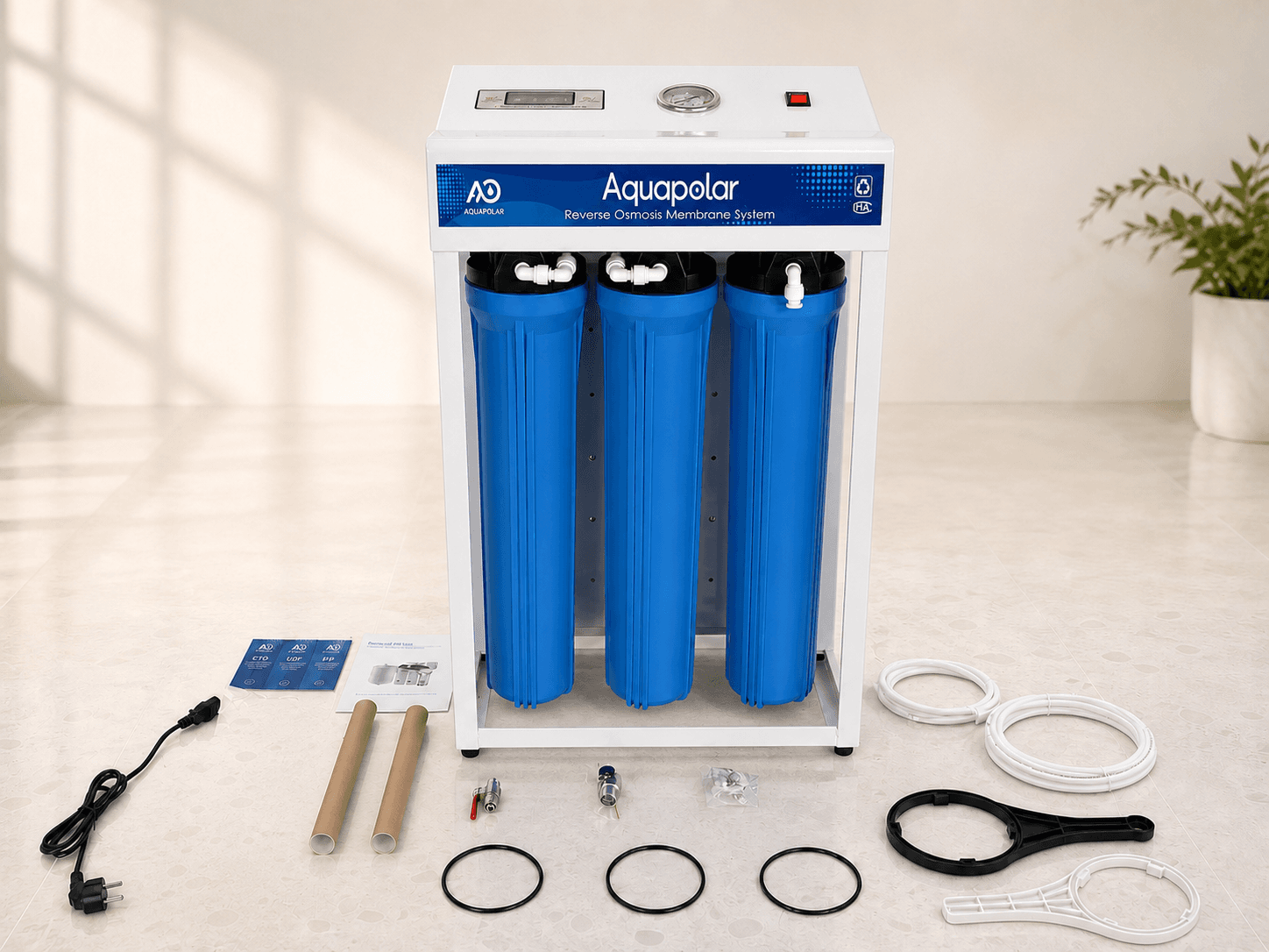 AQUAPOLAR RO Machine 800GPD without UV