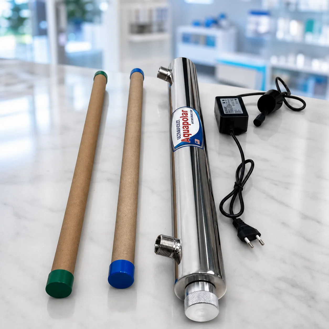 AQUAPOLAR UV sterilizer kit scene 3