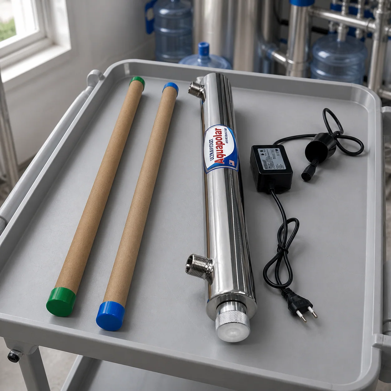 AQUAPOLAR UV sterilizer kit scene 4