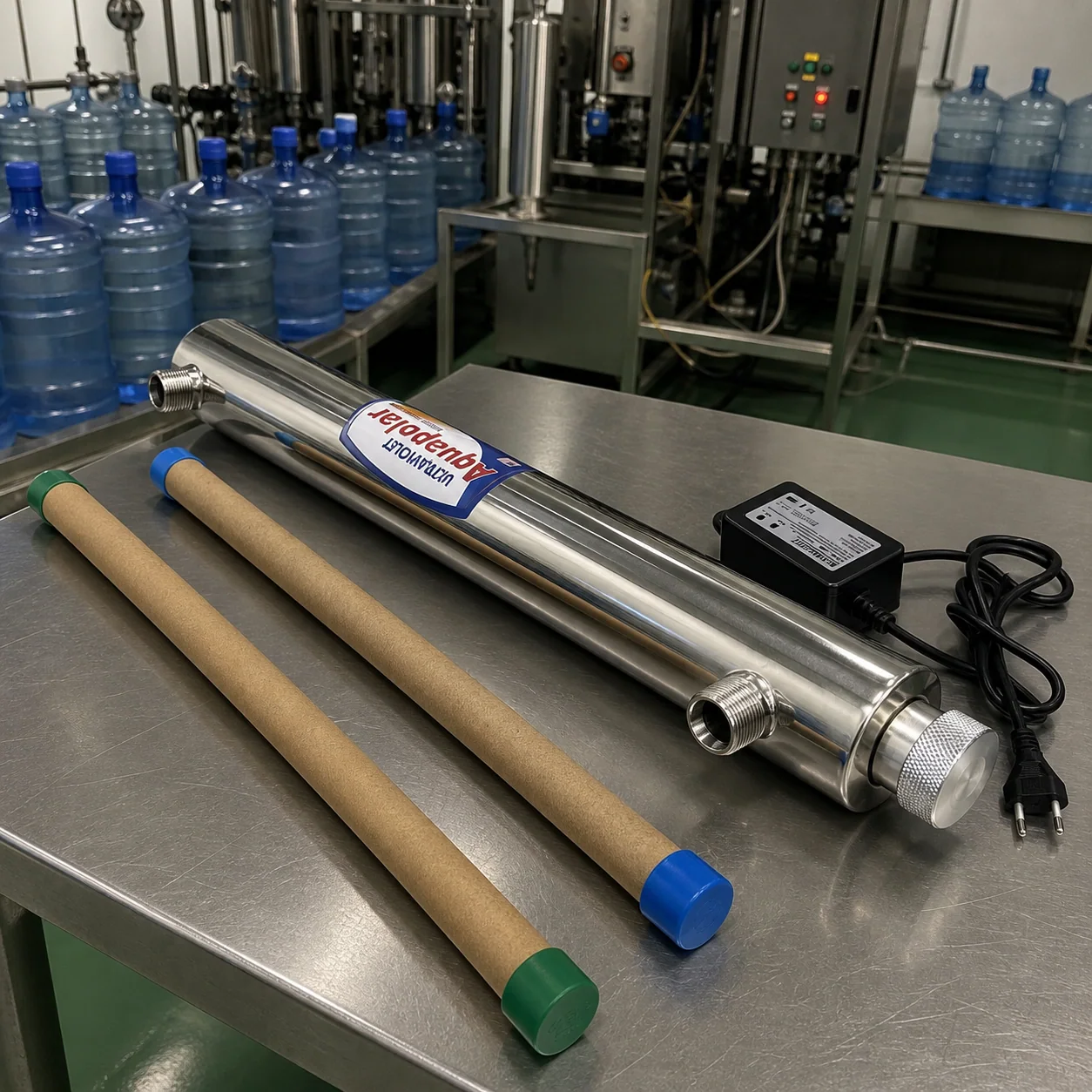 AQUAPOLAR UV sterilizer kit scene 1