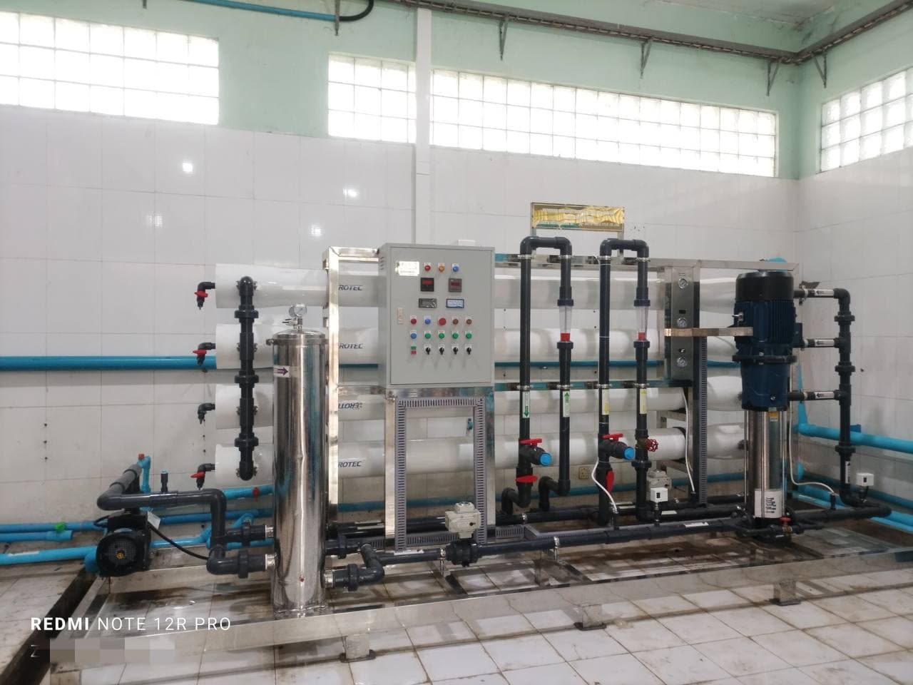 Indoor water treatment plant — Myanmar
