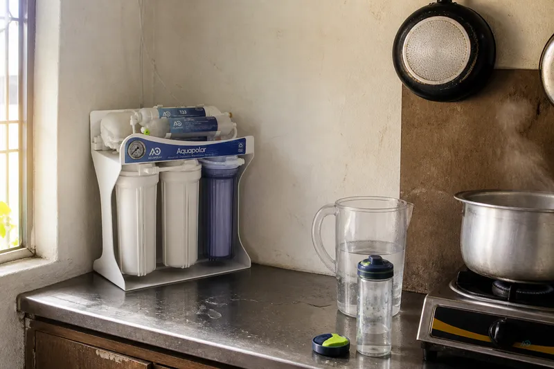 Lunch peak — jug empty while cooking