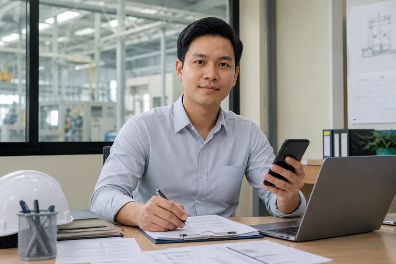 Factory buyer ready to send site brief on Viber before equipment talk