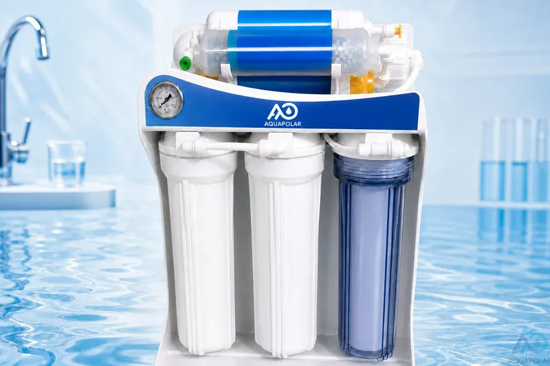 AQUAPOLAR reverse osmosis machine in clean studio
