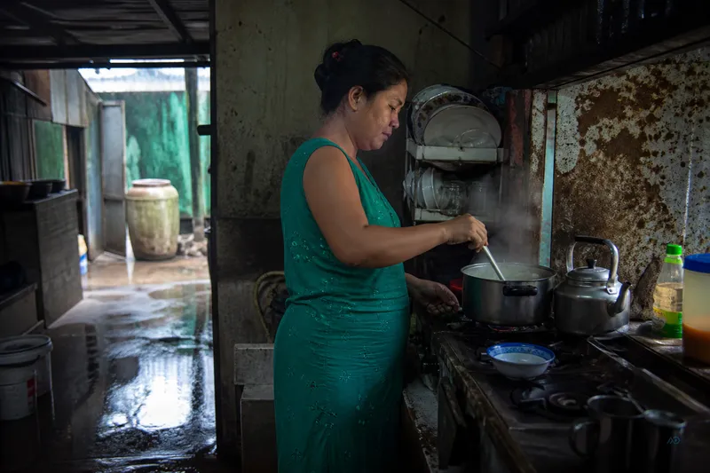 Tea and cooking water taste after rainy-season supply shift