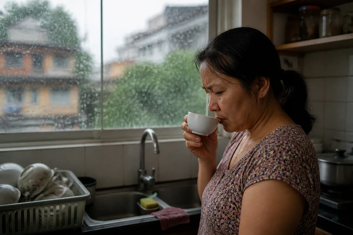 Rainy season Yangon — tap water taste and smell changes after heavy rain