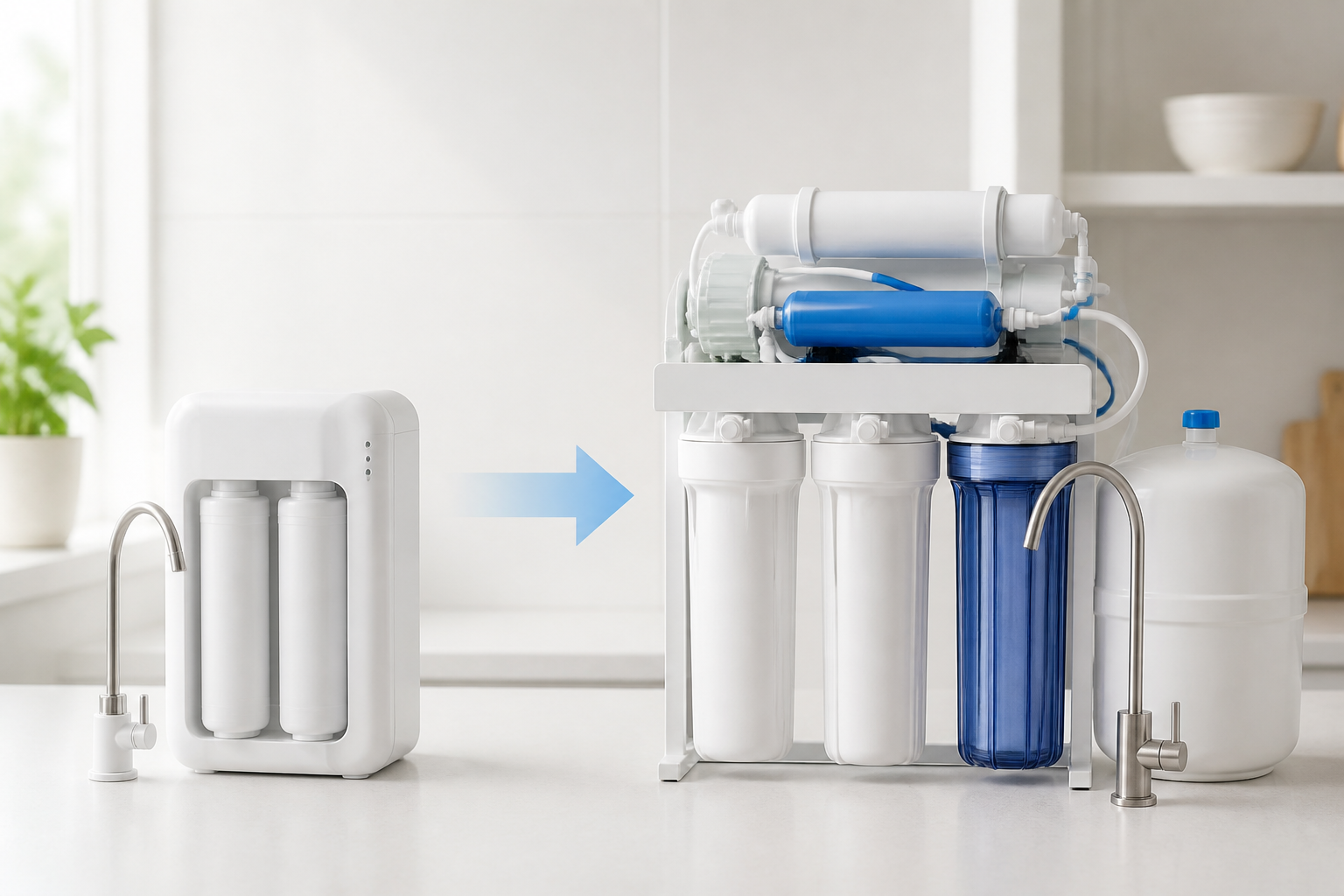 Capacity class idea — small home RO vs higher-demand RO