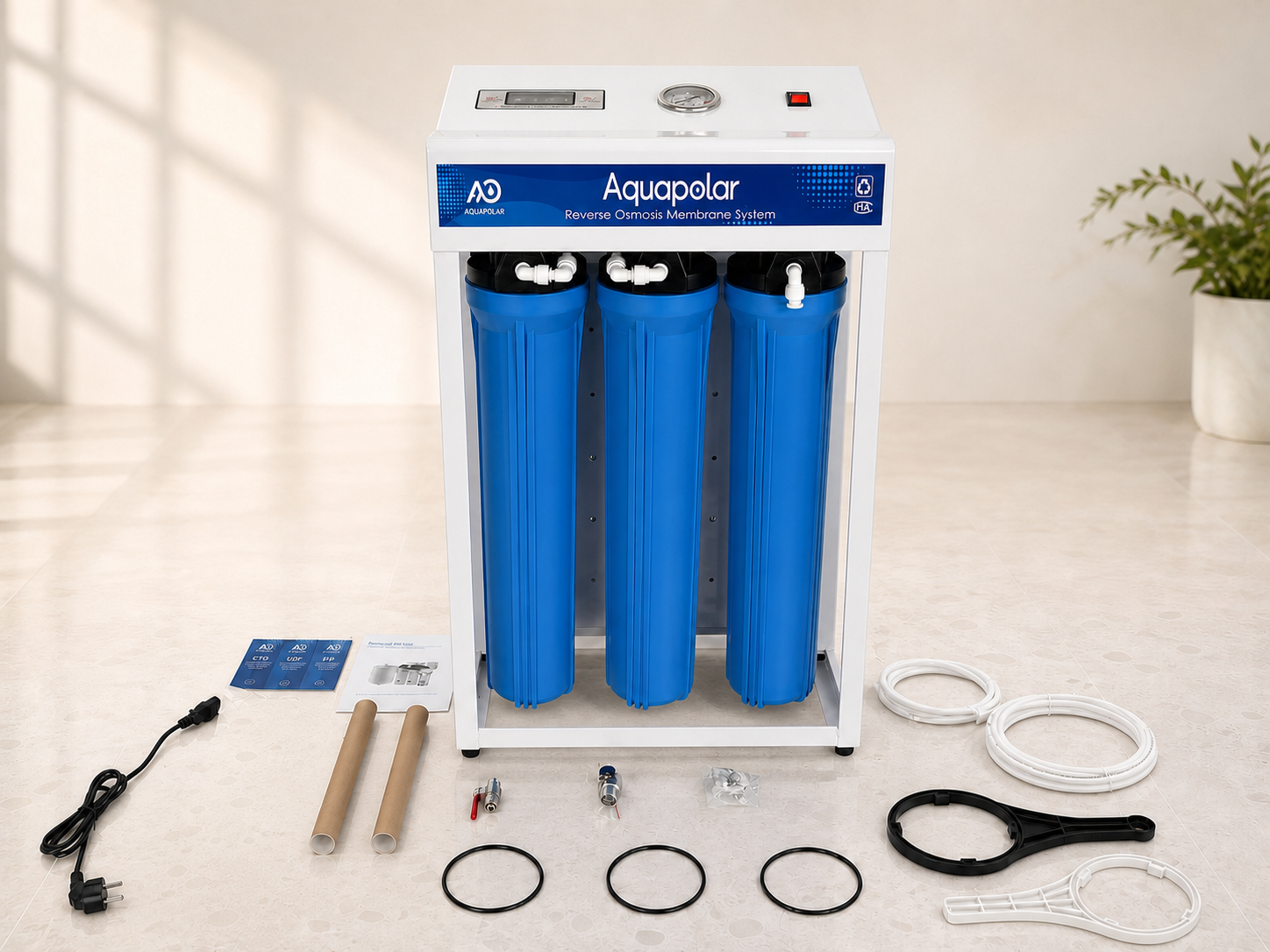 AQUAPOLAR RO Machine 800GPD without UV